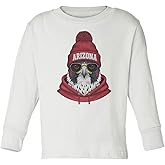 Cool Animal Wearing Beanie and Shades – Sports Fans Toddler Long Sleeve Tshirt