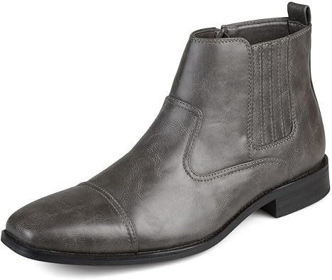 cap toe dress boots