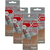 After Bite X-Tech Bug Bite Itch Relief, Fast-Acting, New X Applicator, 4Pk | Patented Applicator Pen Delivers a Fast-Acting, Sodium Bicarbonate Liquid Formula for Mosquito &amp; Bee Sting Relief