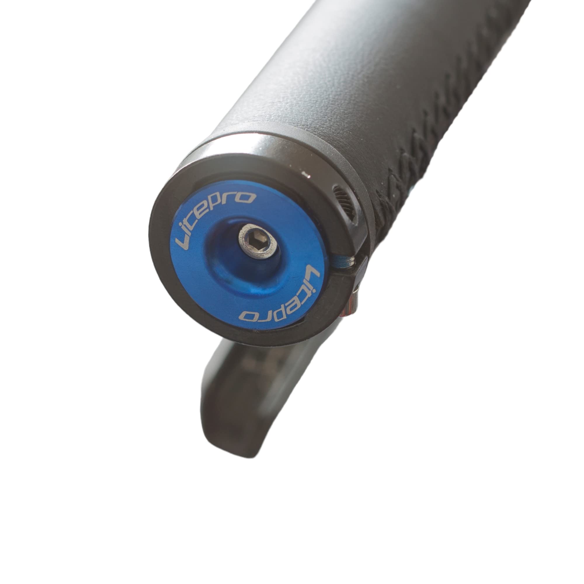 Aluminium Handlebar Plugs Ends for BROMPTON in BLUE