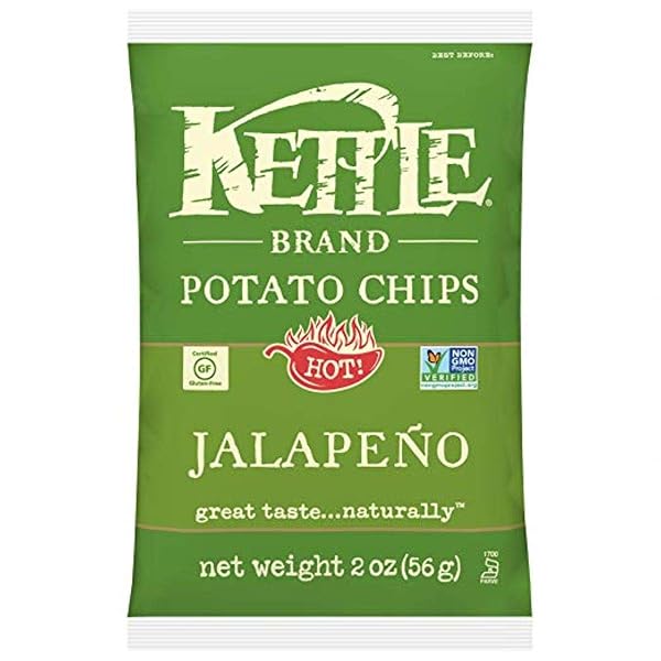 KETTLE BRAND POTATO CHIPS, SEA SALT, 2 OUNCE...