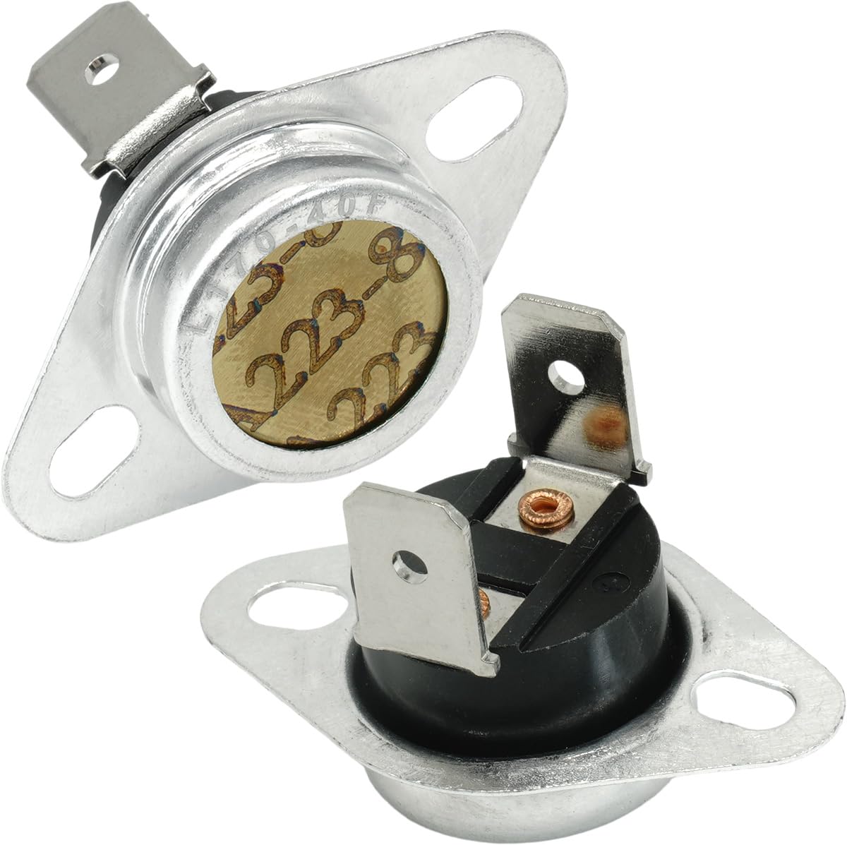 Photo 1 of 2-Pack 626613 Furnace Limit Switch L170-40F Compatible with Nordyne Miller Replaces 626613R 626562 626562R