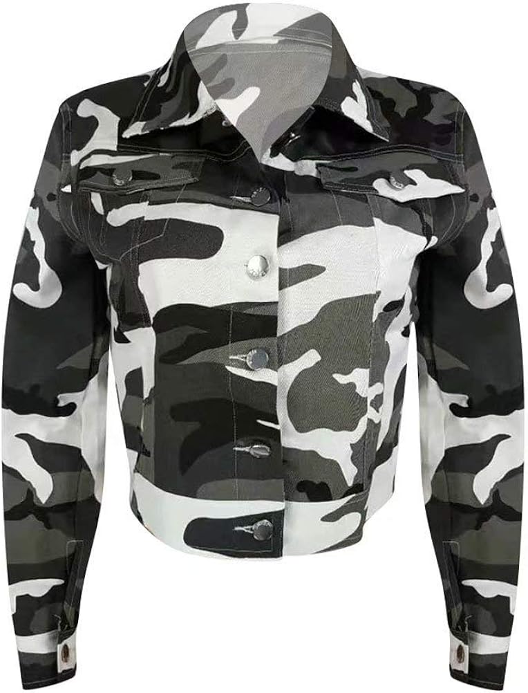 camo denim jacket cropped