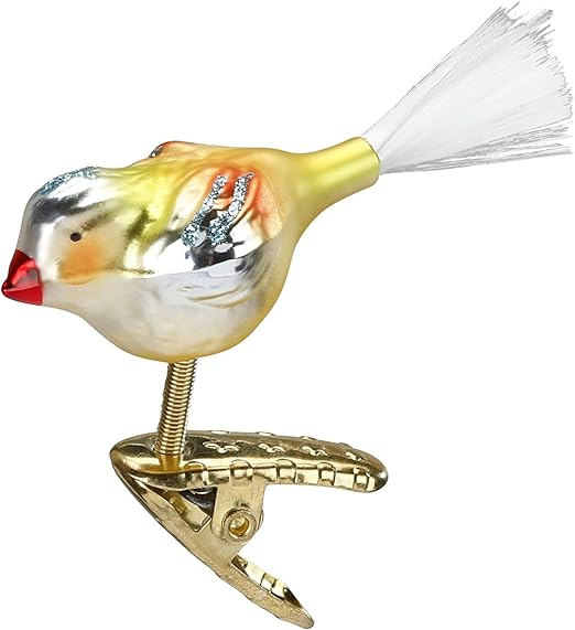 Amazon Com Inge Glas Stanley Clip On Bird 10136s018 German Blown