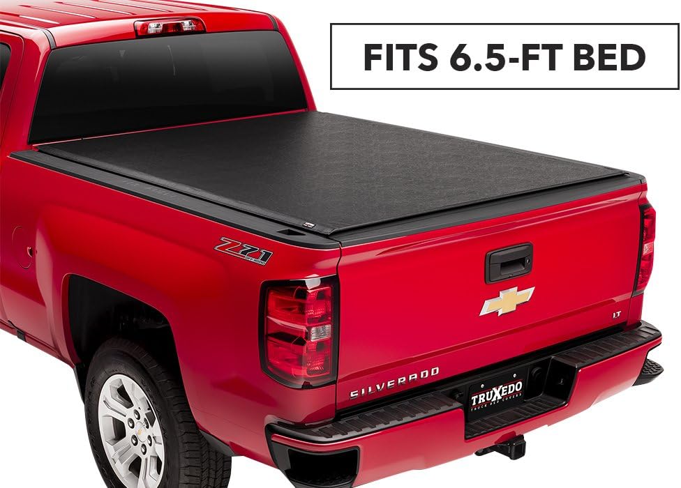 Tonneau Covers Truxedo 572401 Lo Pro Black 58 Roll Up Truck Bed Cover Automotive