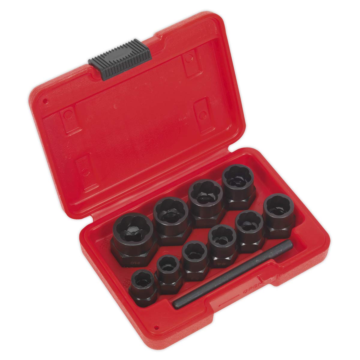 Sealey Ak8184 Bolt Extractor Set 11Pc 3/8In Sq Drive Or Spanner
