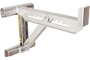 Metaltech 1 Unit 2-Rung Ladder Jack E-LJ20, Aluminum Jack for Scaffolding Extensions and Work Platforms, Scaffold, Masonry, Painting, Roofing Tool for Job Site and Home Improvement