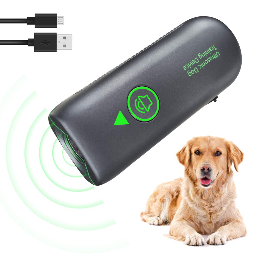 Anti Dog Barking Device, Stop Dog Bark Ultrasonic Handheld Anti-Bark Device Dogs Bark Stopper, LED Indicate Safe & Human Indoor Outdoor Training For Small Large Dogs