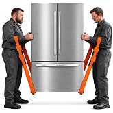 Forearm Forklift Furniture Moving Straps &ndash; 2-Person Lifting Strap for Moving Furniture, Appliances, Heavy Duty Carrying for Heavy Objects up to 800 lbs, Orange
