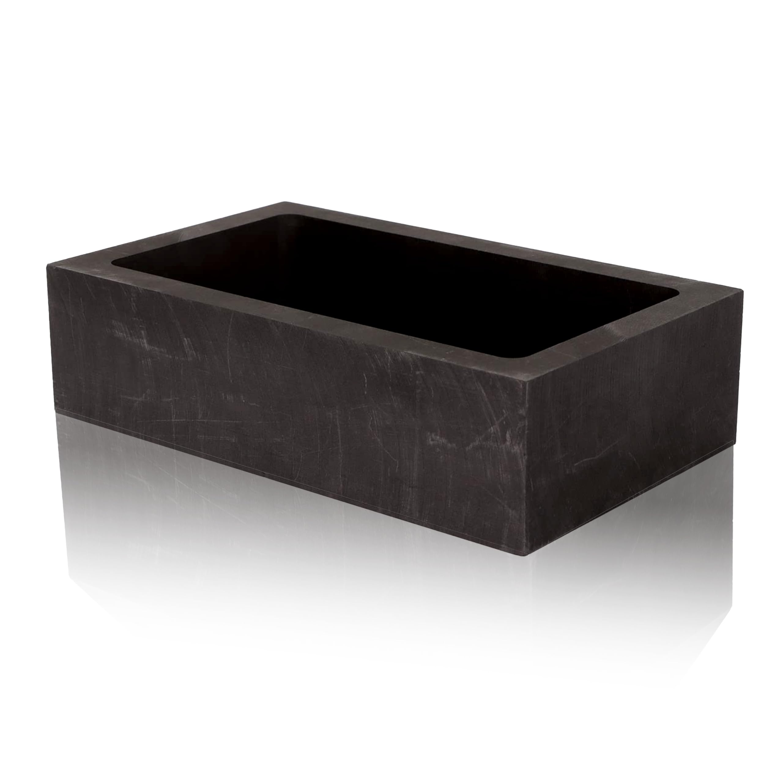 HURRISE 5000g Graphite Ingot Bar Mold,Graphite Casting Ingot Mold,Reversible Jewelry Ingot Mould Oil Groove Mold Making Tools,Melting Casting Mould for Gold Silver Metal