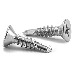 #10 x 5/8" Sheet Metal Screws 100Pcs 410 Stainless