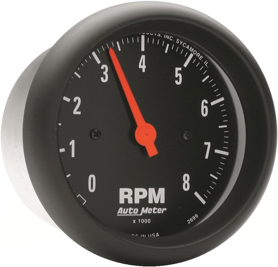 Auto Meter 2698 Z-Series in-Dash Electric Tachometer
