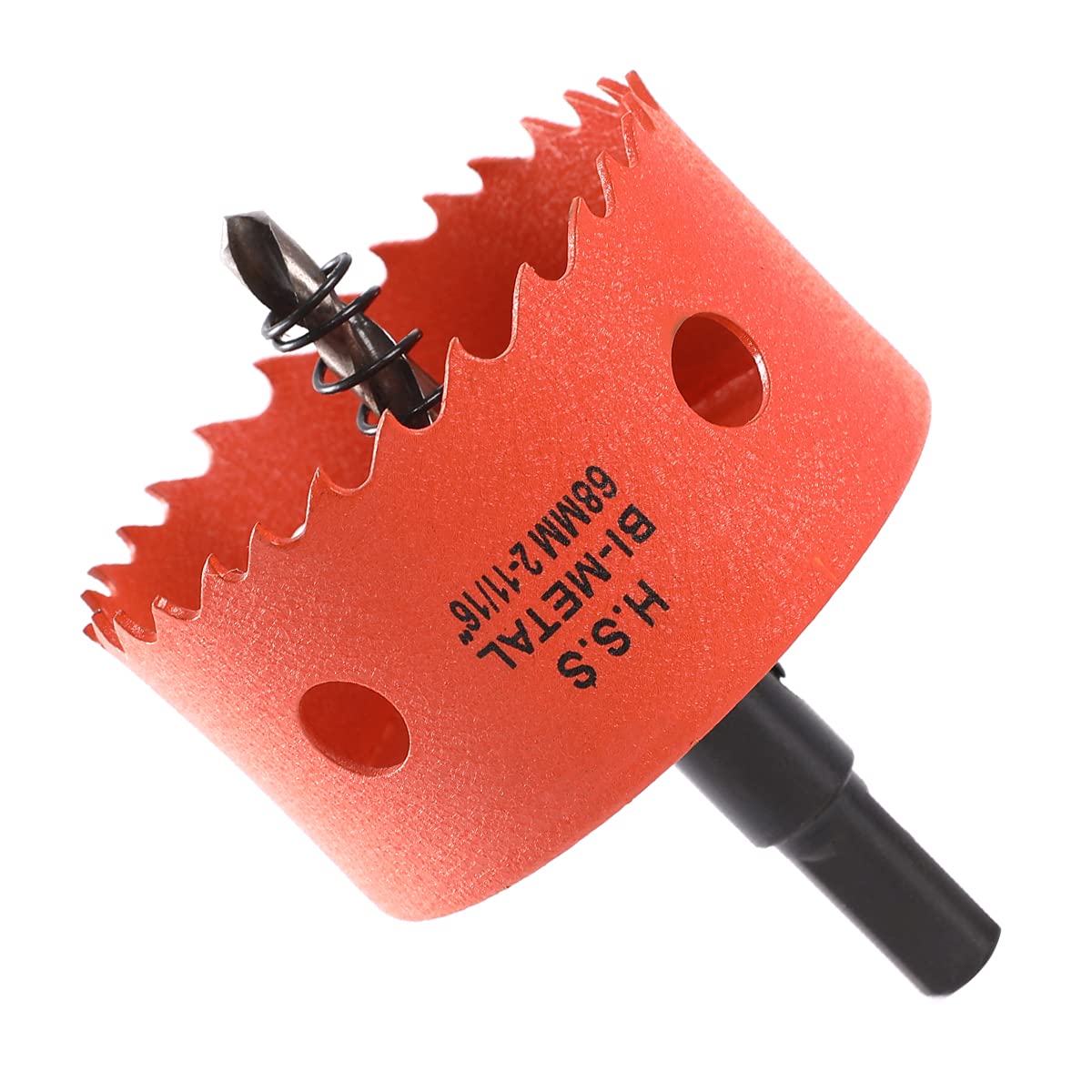 Dribotway 68mm 2-11/16'' Bi-Metal Hole Saw Drill Bit, High Speed Steel for Cutting Circular Holes in Wood, Plastic, Plywood, and Metal