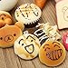 Techcell Food Resin Flatback Random Kawaii Mini, Soft, Squishy, Foods Panda, Bread Bun, Toasts Multi Donuts Phone Straps Charm Gift, 30 Piece