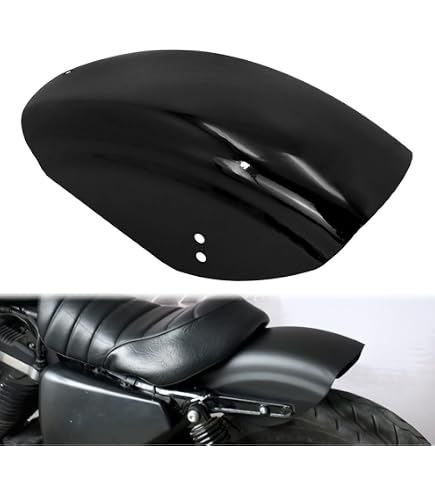 Supporto Parafango Posteriore Con Porta Freccia Per Harley Sportster XL 883 1200 48 72 – Coppia Staffe In Acciaio Nero Per Modelli 2004-2023
