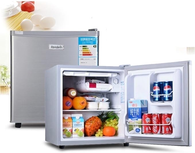 Amazon.co.jp： ミニ冷蔵庫冷蔵庫車両用寮キャビネット ステンレス鋼ドア冷蔵庫A 60L ホーム＆キッチン