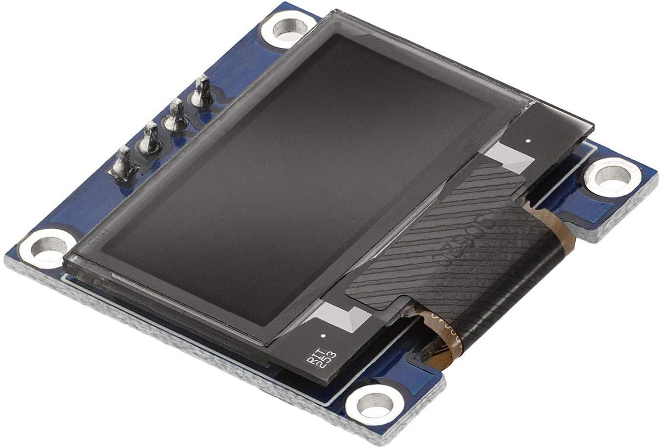 AZDelivery I2C 0.96-inch OLED Display SSD1306 128x64 Pixels IIC 3.3V 5V White Character Display Compatible with Arduino and Raspberry Pi Including E-Book! (Pack of 100)