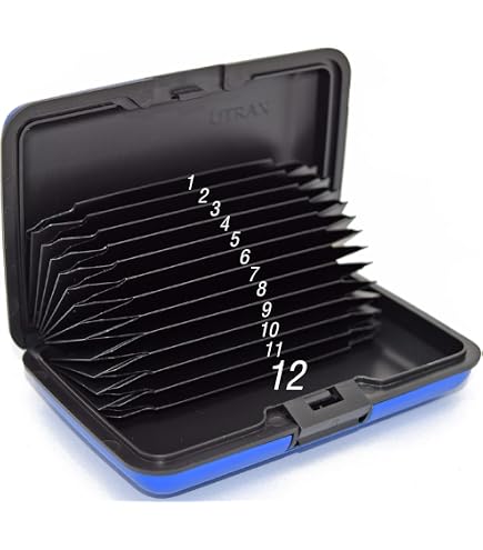 Porte-cartes Compatible QuadLock - Portefeuille Aluminium RFID, 10 Cartes, Fixable Sur Coque Téléphone - 6