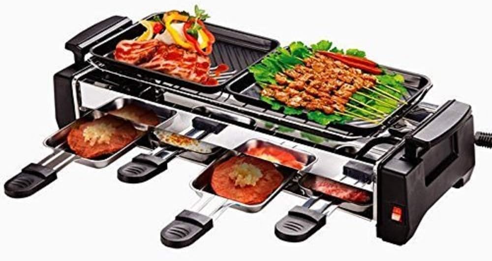 N M Z Beach Electric Smokeless Indoor Searing Grill Frying and Roasting Function (Multicolour)