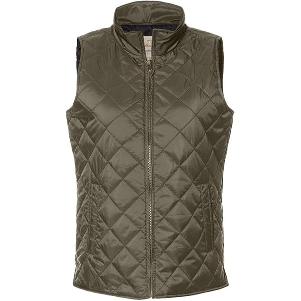 Weatherproof Women's Vintage Diamond Quilted Vest M Rosin at