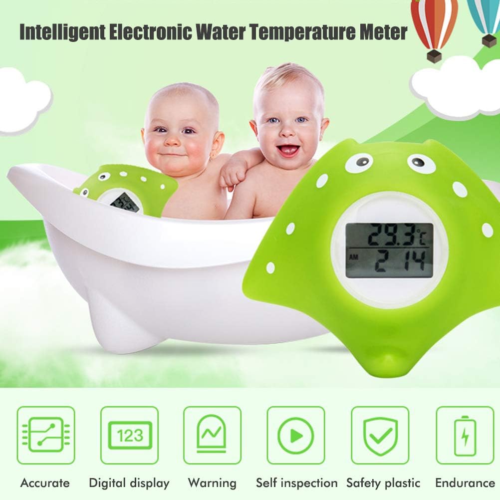 Thermometre De Bain Pour Bebe Temperature De Leau Du Bain Thermometre Dambiance Numerique Thermometre De Bain Flottant Bebe Jouets De Baignoire Avec Alarme Davertissement Led Intelligente Thermometres De Bain Bebe Et Puericulture
