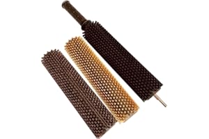Electric Ski Waxing Roller Brush Set with 3 Interchangeable Brushes for Skis & Snowboards