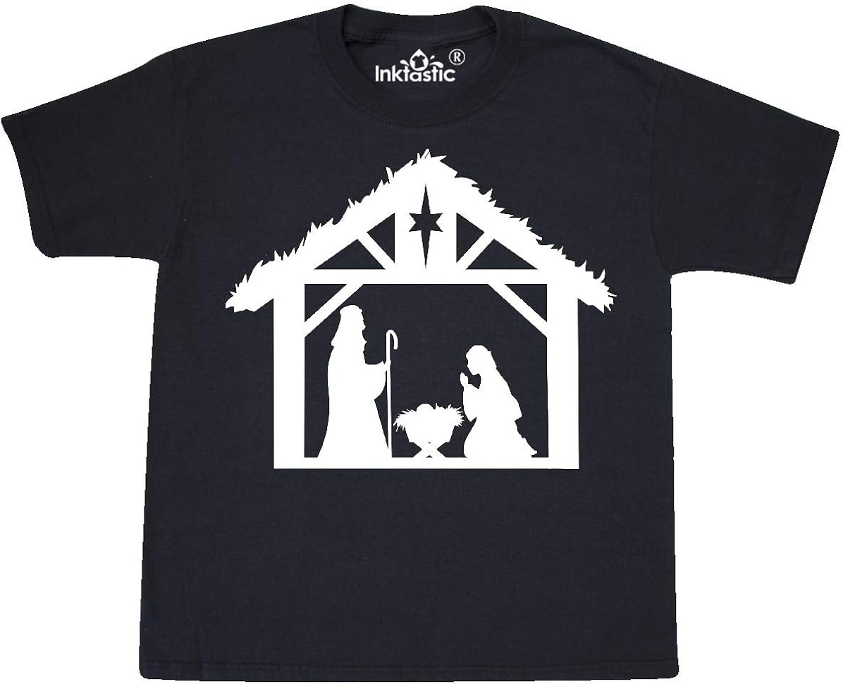 inktastic Christmas Nativity Scene Youth TShirt Clothing