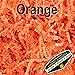 Mighty Gadget 1 LB Orange Crinkle Cut Paper Shred Filler for Gift Wrapping & Basket Filling