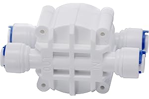 DIGITEN 1/4" Automatic Shut-Off Valve with Quick-Connect Fittings For RO Reverse Osmosis