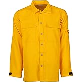 True North Men's Wildland Firefighting Brush Shirt Plus Series Inherently Flame Resistant Button Up NFPA1977 Certified