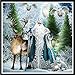 DIY 5D Diamond Painting by Number Kits , AMA(TM) Crystal Rhinestone Pasted Diamond Embroidery Cross Stitch Canvas Paintings Pictures Arts Craft for Home Wall Decor (E)