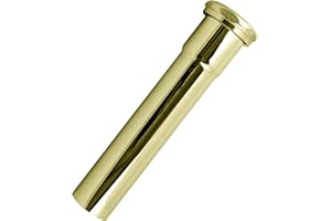 Westbrass A422-01 1-1/2" x 8" Slip Joint Extension Tube, PVD Polished Brass
