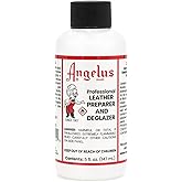 Angelus Leather Preparer and Deglazer 5oz - All-Purpose Shoe Cleaning Product, Removes Original Finish, Dirt and Oils, Preps Leather for Dye, Paint, Perfect for Shoes, Boots, Sneakers, Bags