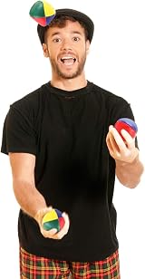 HOT BARGAINS 6 x Juggling Balls Durable Soft Smooth For Beginners 5cm view 3