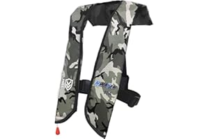 VOGUCCLO Automatic/Manual Inflatable Life Jacket| Inflatable PFD Kayak Vest Adult| Life Vest for Adults| Outdoor Water Sports