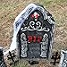 Halloween Haunters 24 Piece Scary Graveyard Tombstone & Skull Prop Decoration Kit Set - 22