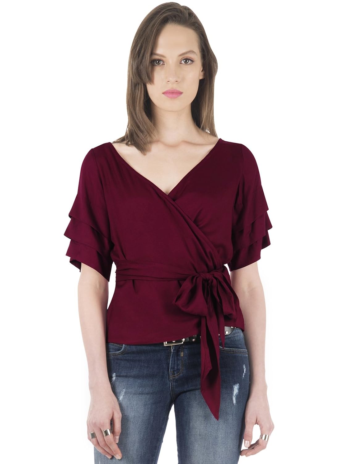 faballey women's plain regular fit top