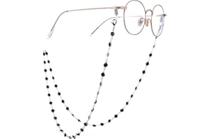 TEAMER Fashion Colorful Eyeglass Chain Sunglass Strap Eyeglass Holder Crystal Statement Beaded Reading Glass Strap for Women