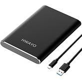 HWAYO 120GB Portable External Hard Drive USB3.1 Type C Ultra Slim 2.5'' HDD | Compatible for PC, Desktop, Laptop, Mac, Xbox One, PS4