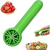Grape Cutter Slicer, 2026 New Grape Cutter Tool, Grape Tomato Cherry Strawberry Cutter Tools Into 4 Pieces for Vegetable Frui