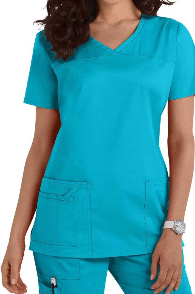 Workwear Core Stretch Shaped V-Neck Scrub Top