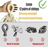GOCAN Double Hammock 2 Person 330x150cm 600lb Grey Cotton Portable Outdoor view 5