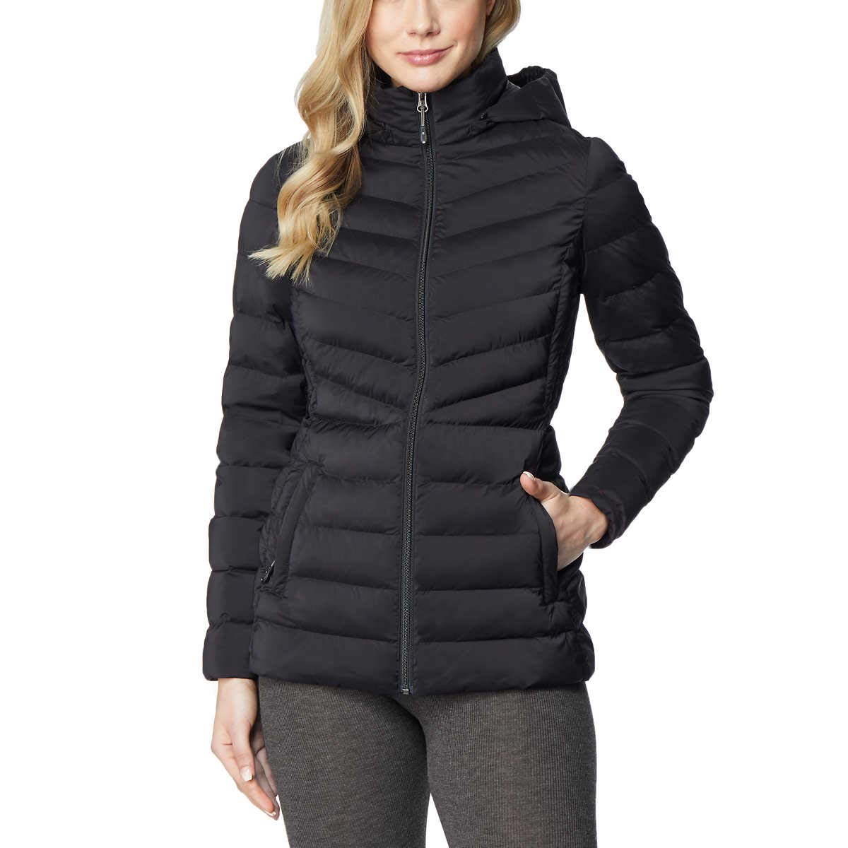 32 Degrees Heat Womens Hooded 4-Way Stretch Jacket