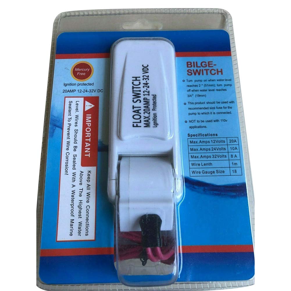 Automatic Boat Bilge Pump Float Switch Bilge Switches Flow Sensor Automatic Float Switch 12v 24v 32v for Bilge Pump