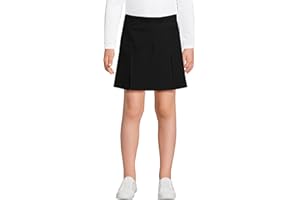 Lands' End School Uniform Girls Performance Pleated Skort Above The Knee
