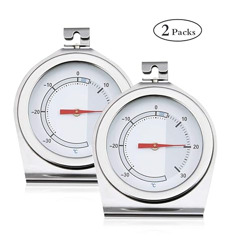 Bestcool Termómetro para refrigerador, paquete de 2 Termómetro ...
