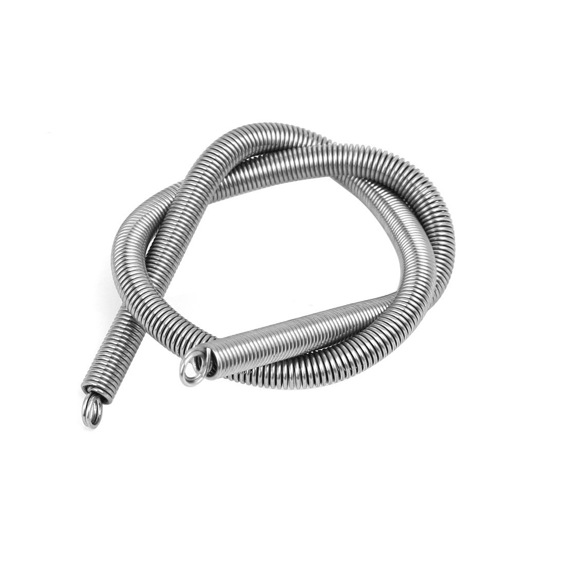 sourcingmap 0.8mmx6mmx300mm 304 Stainless Steel Tension Springs Silver Tone