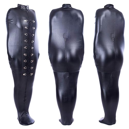 Aaijia Sexy Binding Soft Leather Full Bodysuit Pajamas Jumpsuit Adult  Bondage Restraint Suit BDSM Restraint Outfit Erotic Costume (Black, Large)  in Saudi Arabia | Whizz Restraints