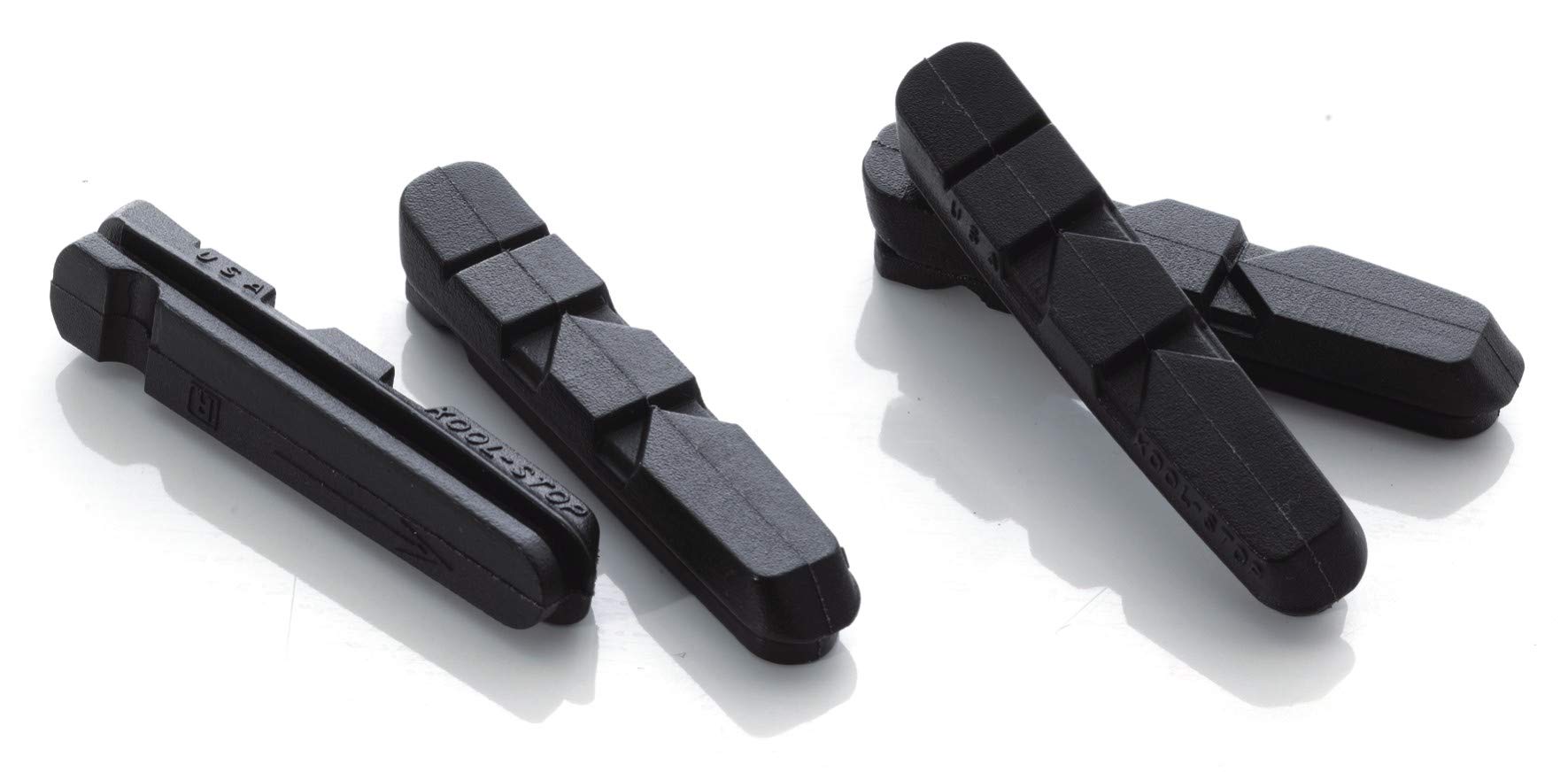 Miche Aluminium Rim Road Bike Brake Pad Inserts, Compatible with Shimano, Black