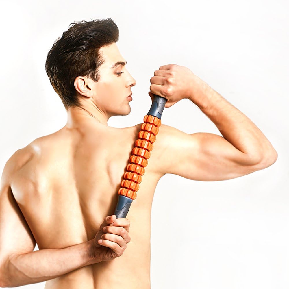 Kamileo Muscle Roller, Massage Roller for Relieving Muscle Soreness Cramping Tightness, Help Legs Back Joints Recovery (Workout Poster Included).: Health & Personal Care
